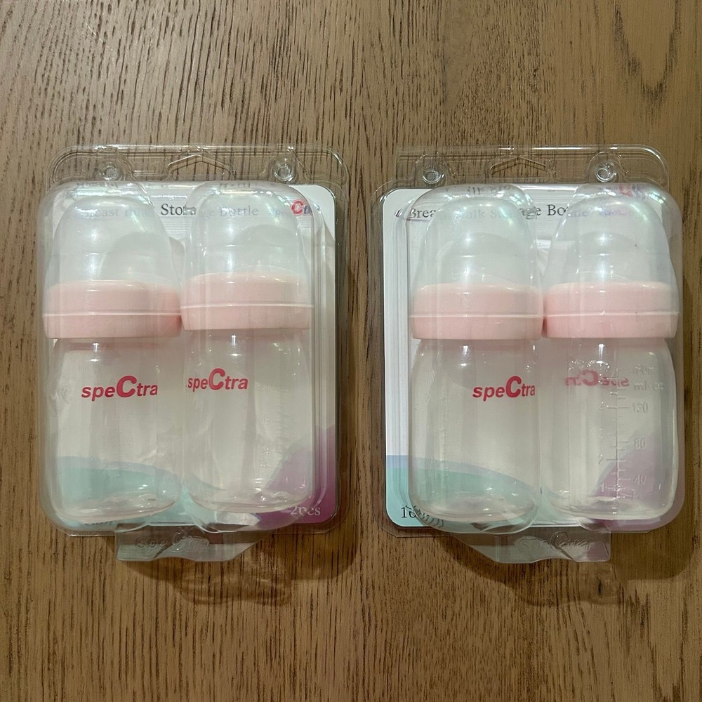 Spectra Baby Milk Storage Bottles 160mL x 4 Bottles
